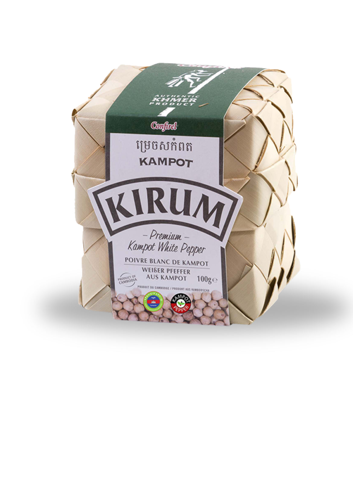 Organic Kampot White Pepper Smok Box (100g)