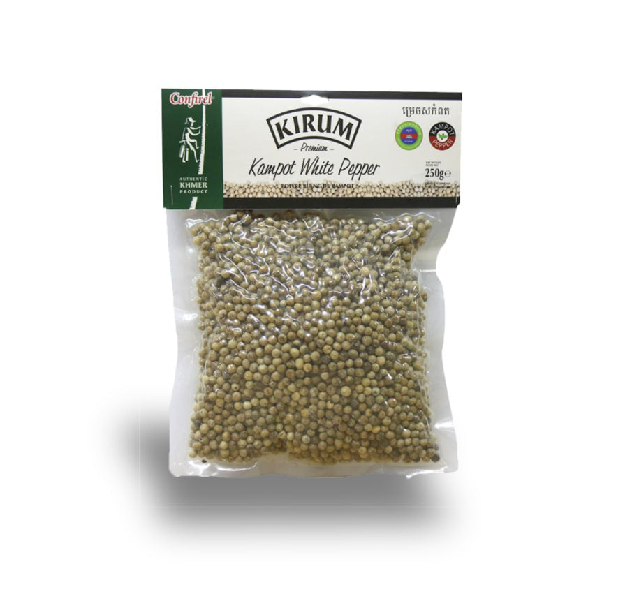Organic Kampot white Pepper (250g)