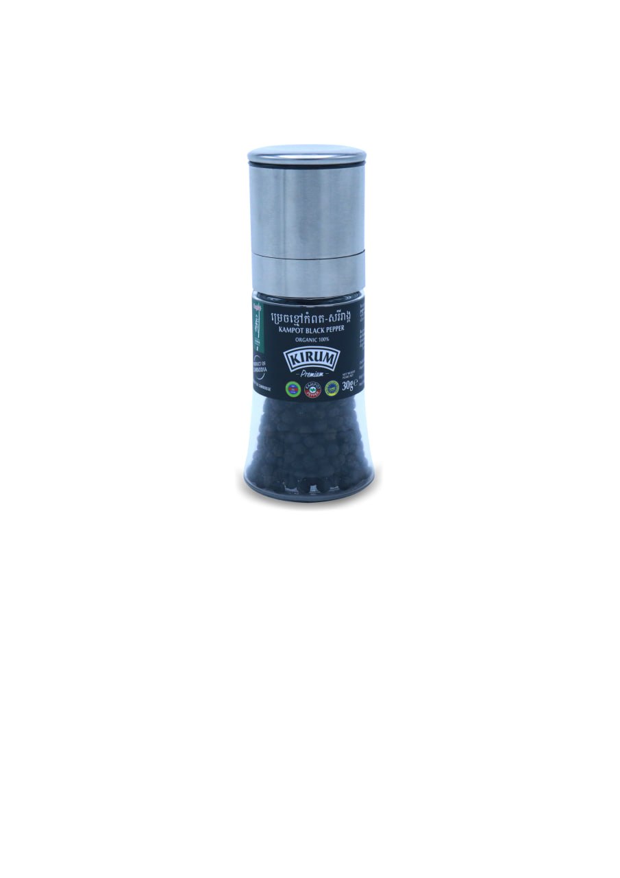 Kampot Black Pepper Grinder (30g)